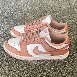 Nike Women's Blush and White Sneakers